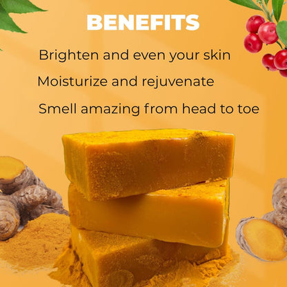 Sage & Stone Turmeric and Kojic Acid Brightening Bar - Sage & Stone